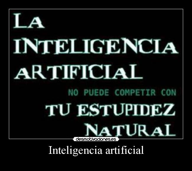 Inteligencia artificial - 