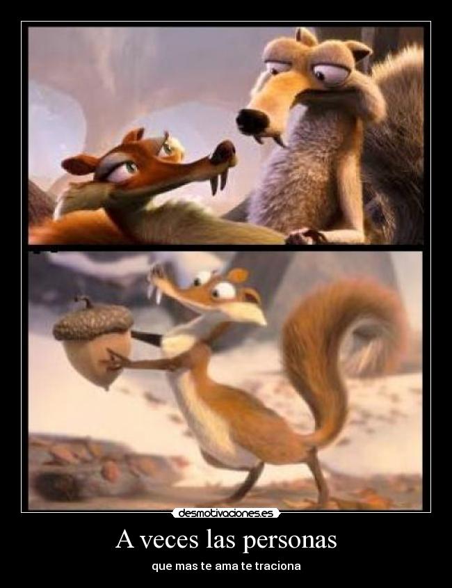 A veces las personas -