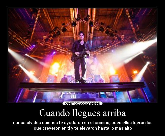 Cuando llegues arriba -