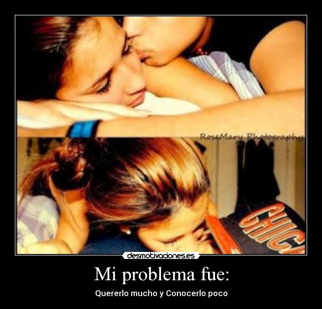Mi problema fue: - 