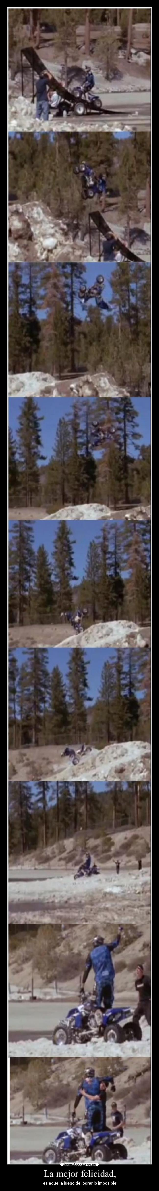 La mejor felicidad, -