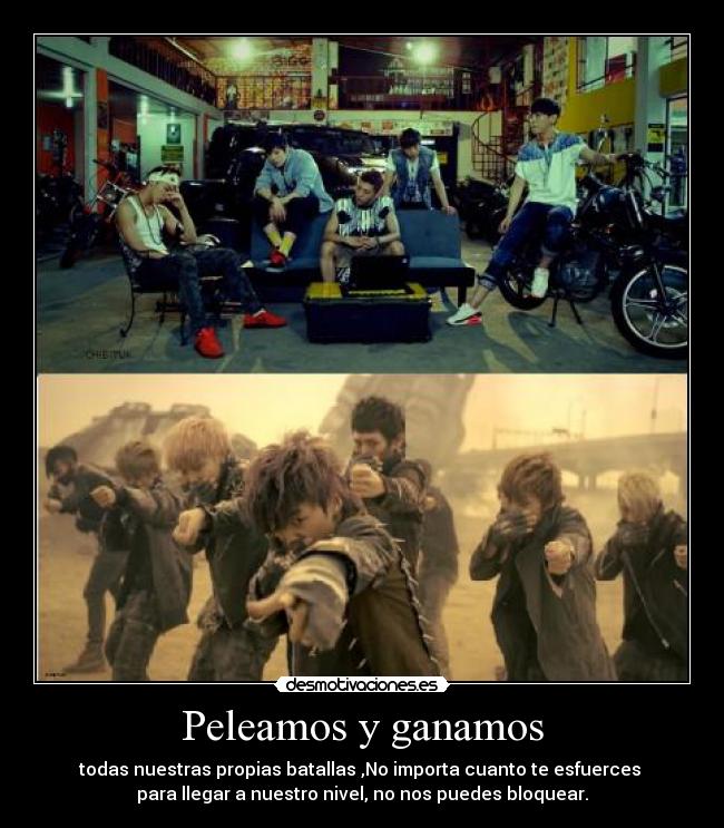 Peleamos y ganamos -