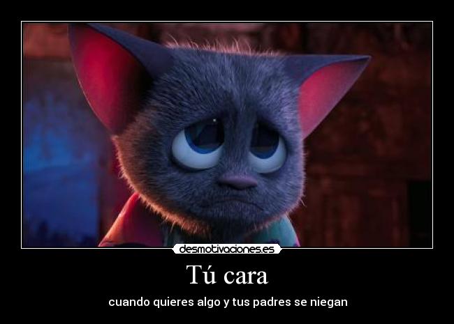 Tú cara - cuando quieres algo y tus padres se niegan