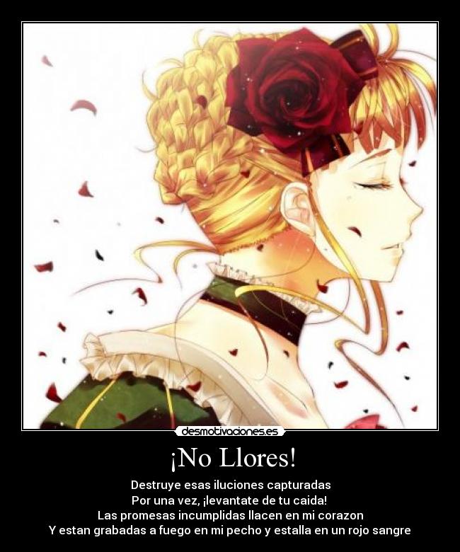 ¡No Llores! -