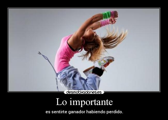 Lo importante -
