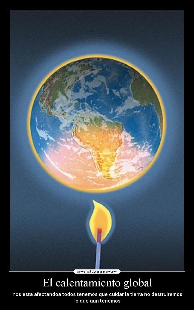 El calentamiento global -