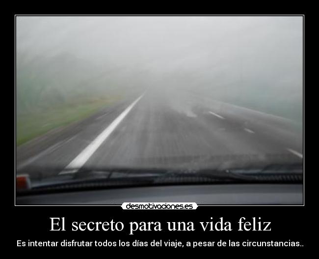 El secreto para una vida feliz -
