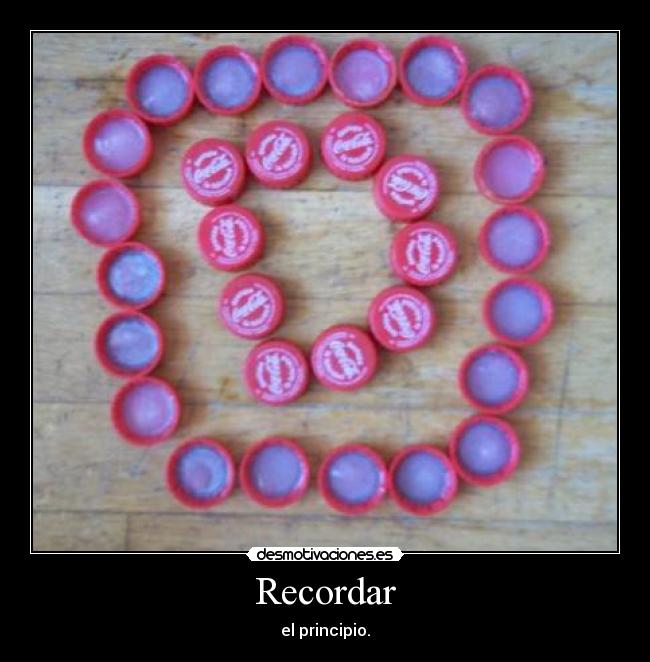 Recordar - el principio.