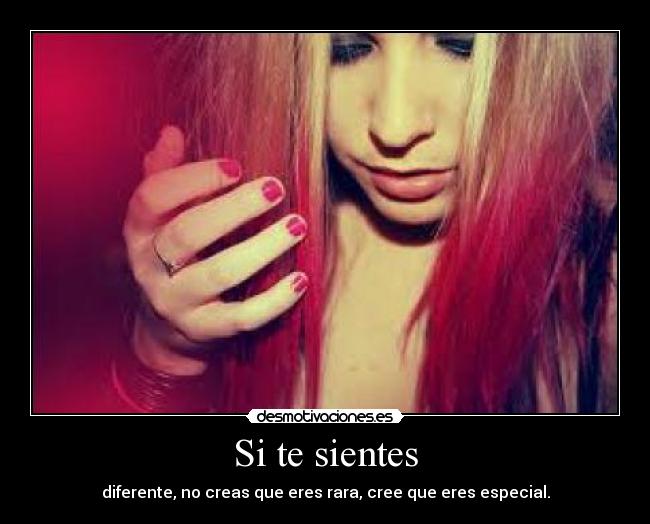 Si te sientes -