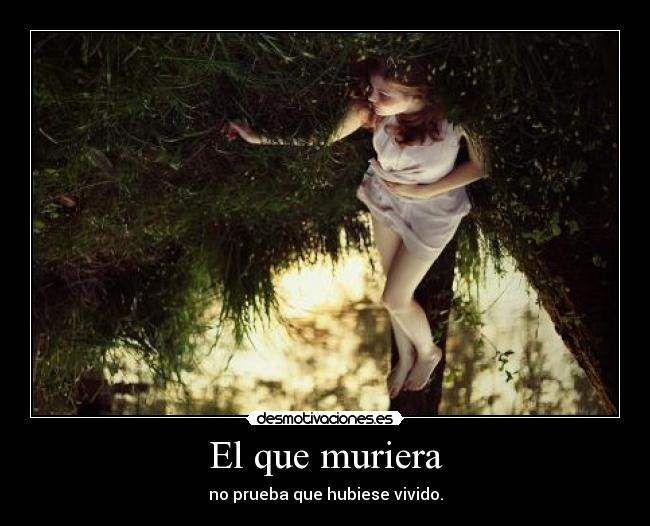 El que muriera - 