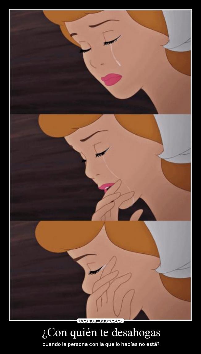 ¿Con quién te desahogas - 