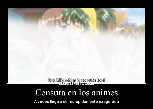 Censura en los animes -