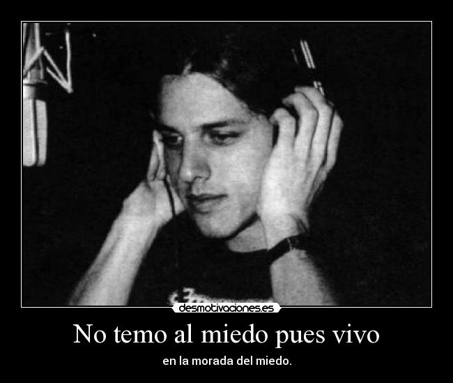 carteles miedo tteotd sandra cuidate muchisimo que hecho una mano chuck schuldiner desmotivaciones