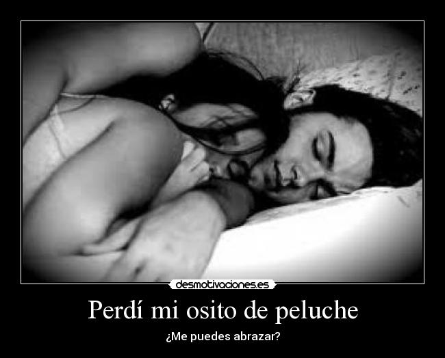 Perdí mi osito de peluche - ¿Me puedes abrazar?