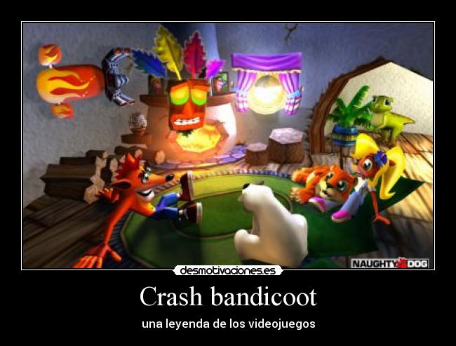 carteles crash bandicoot grande muy grande desmotivaciones