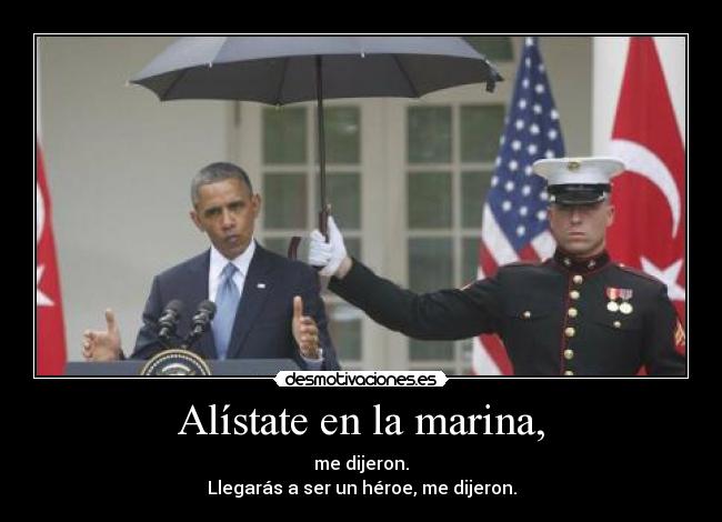 Alístate en la marina, - 