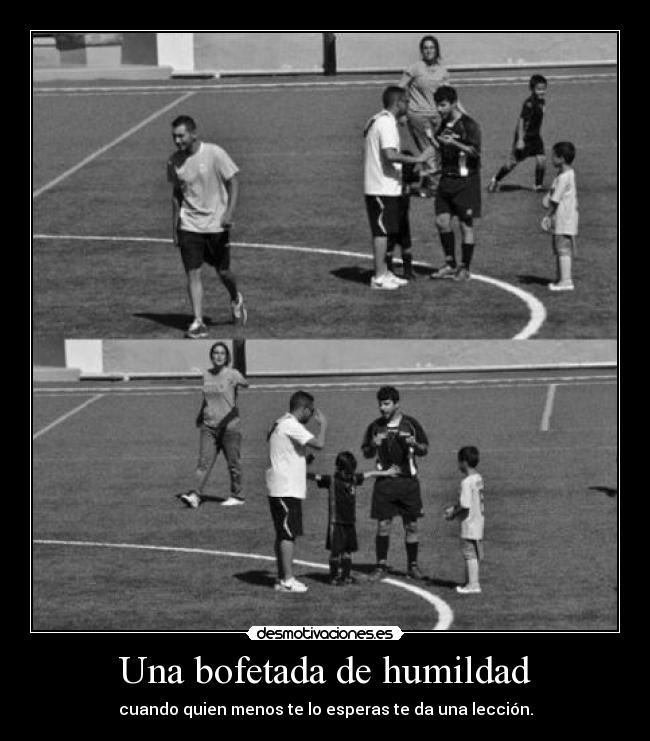 Una bofetada de humildad - 