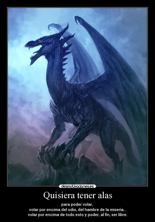 Quisiera tener alas -