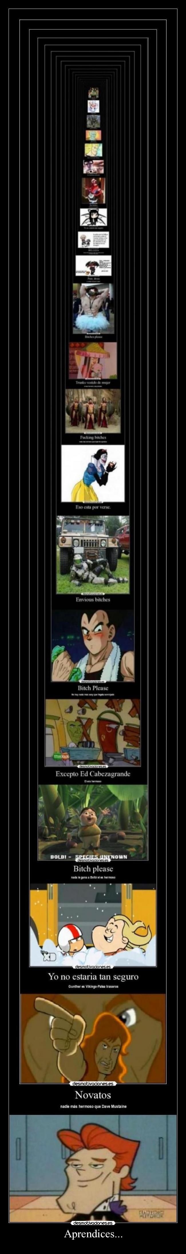 carteles ashirogimuto7174 cadena belleza humor nadie supera dexter desmotivaciones