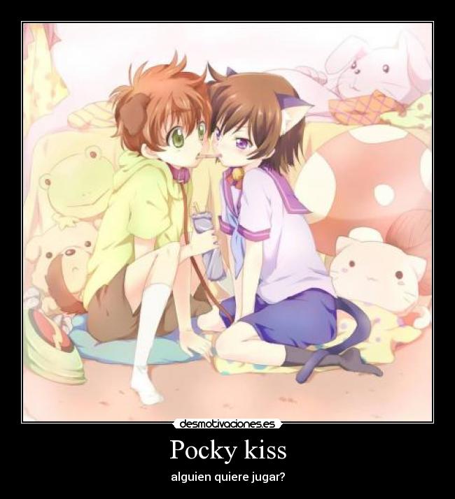 Pocky kiss - alguien quiere jugar?