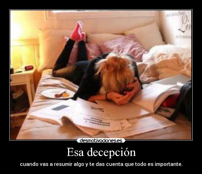 carteles resumen desmotivaciones