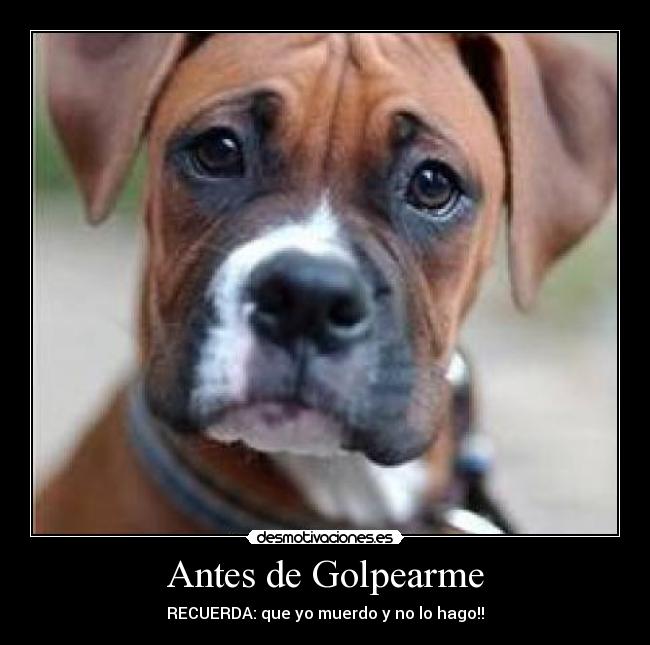 Antes de Golpearme -