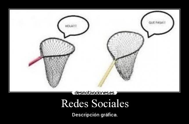 Redes Sociales - Descripción gráfica.