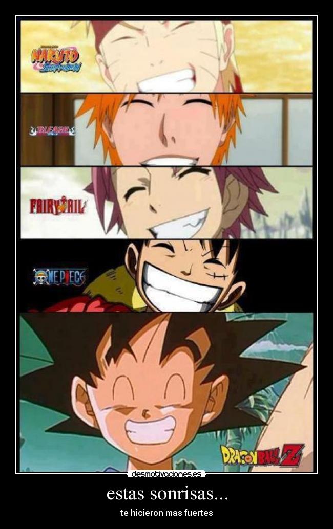 carteles anime desmotivaciones