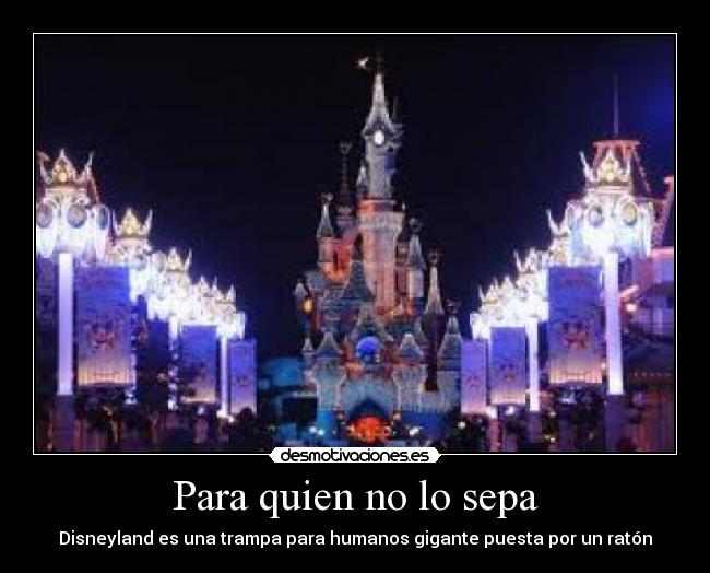 Para quien no lo sepa -