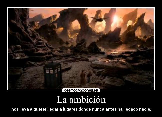 carteles doctor who ambicion ronoa desmotivaciones