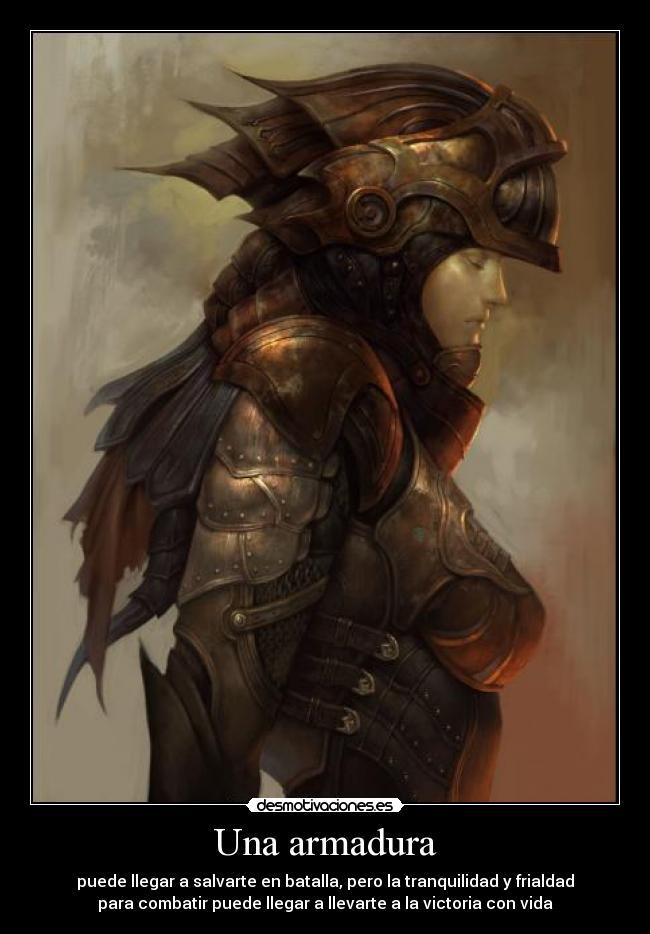 Una armadura -