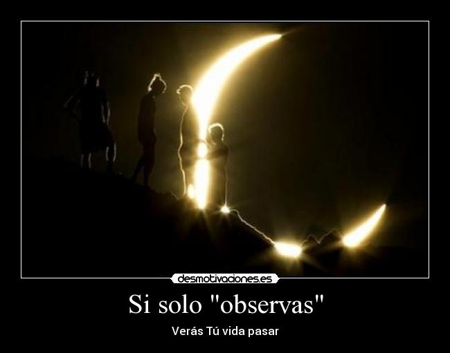 Si solo observas - 