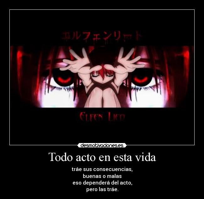 Todo acto en esta vida -