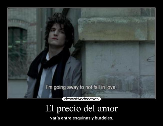 El precio del amor - varía entre esquinas y burdeles.