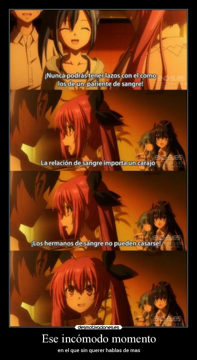 Ese incómodo momento - en el que sin querer hablas de mas