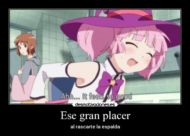 Ese gran placer -