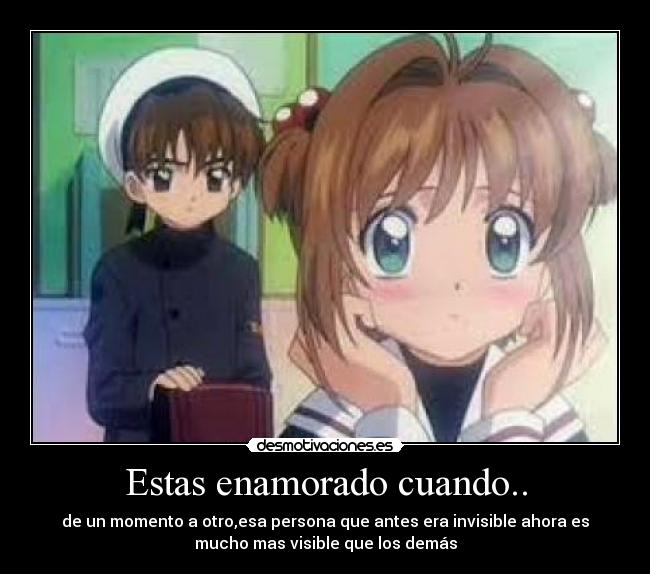 Estas enamorado cuando.. -