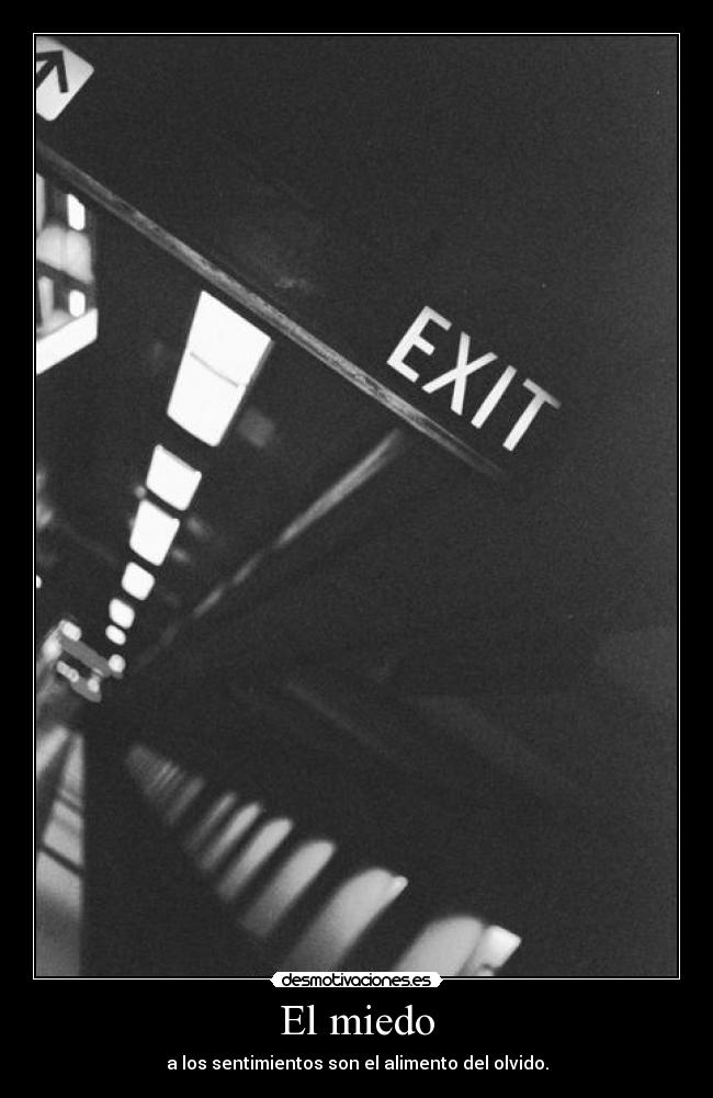 El miedo -