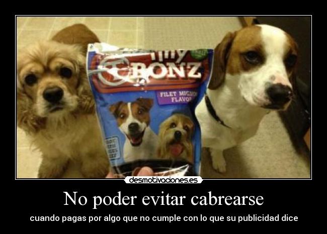 No poder evitar cabrearse -