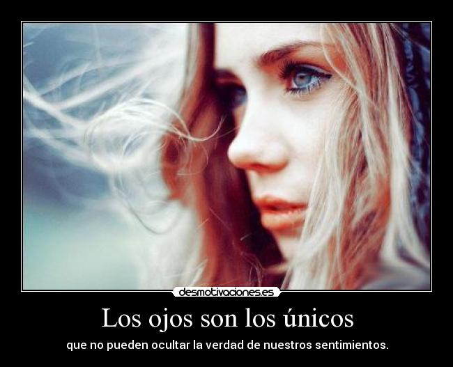 Los ojos son los únicos -