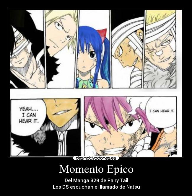 carteles momento epico fairy tail natsu cobra wendy laxus gajeel sting rogue llamado dragon slayer desmotivaciones