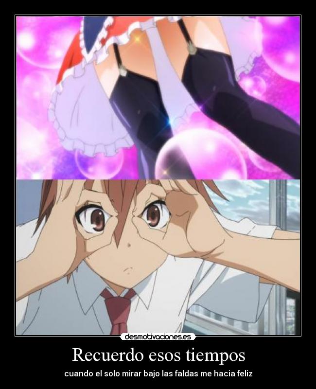 Recuerdo esos tiempos -