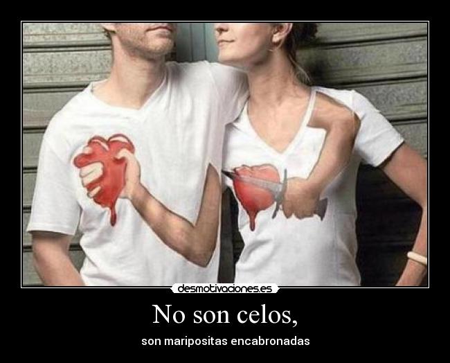 No son celos, - son maripositas encabronadas