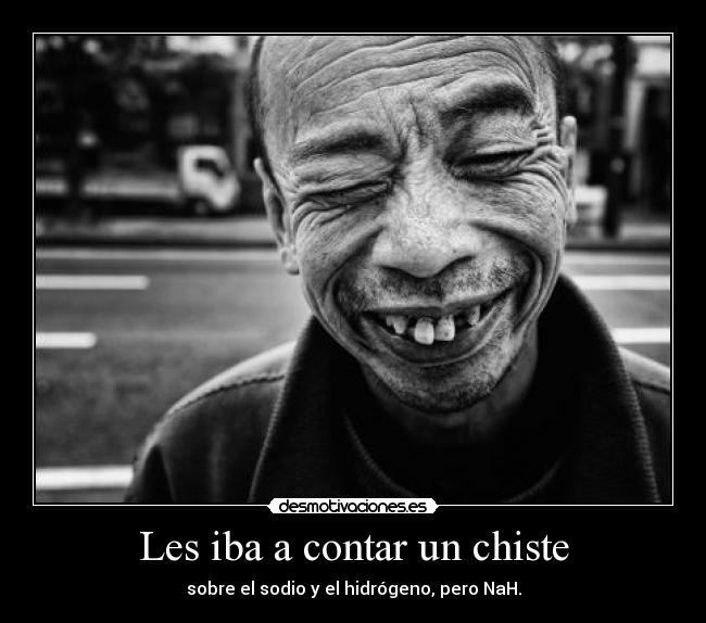 Les iba a contar un chiste -