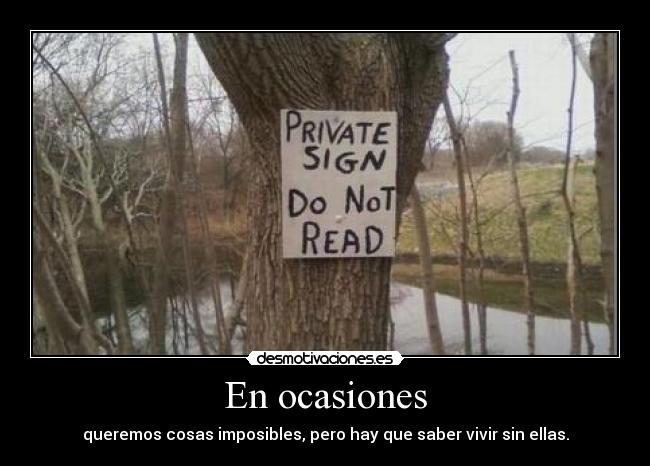 En ocasiones - 