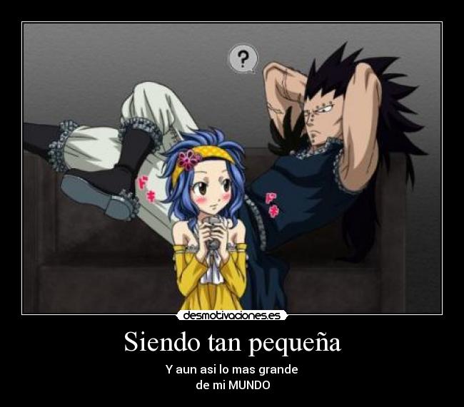 Siendo tan pequeña - 