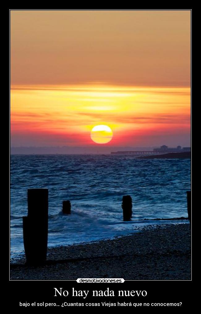 No hay nada nuevo - 