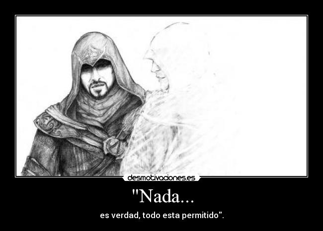 carteles altair ezio auditore floriencia asesino desmotivaciones
