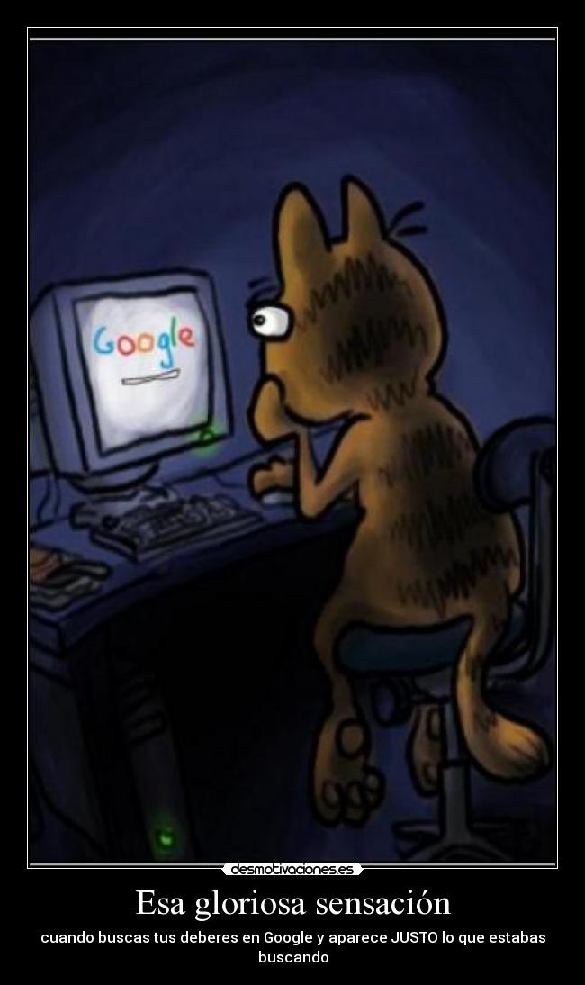 Esa gloriosa sensación -