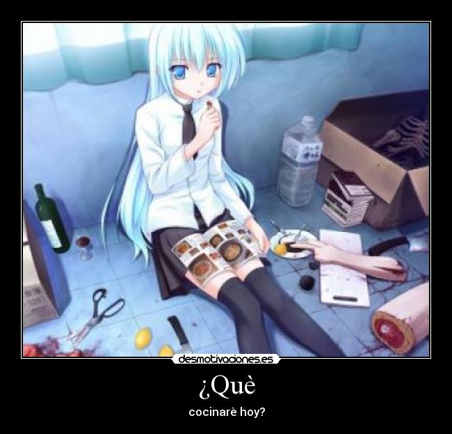 ¿Què - cocinarè hoy?